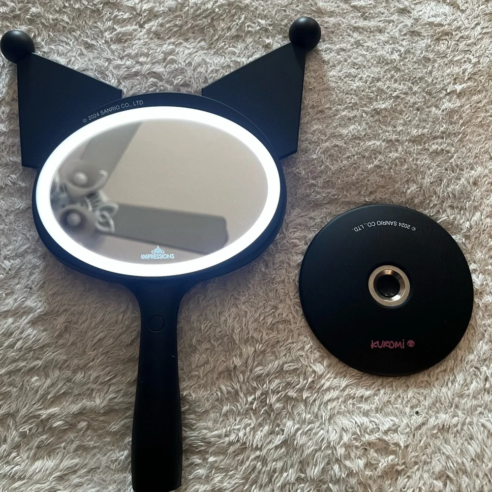 Impressions Vanity Kuromi LED Handheld Makeup Mirror